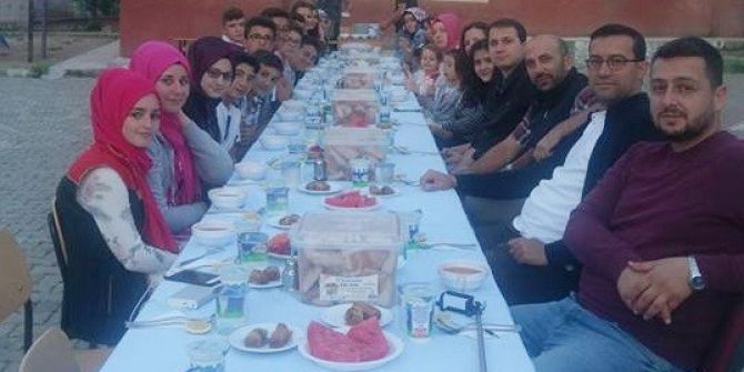 Hasanlar Ortaokulunda İftar