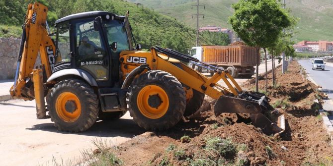 Bitlis Belediyesinden Refüj Çalışması