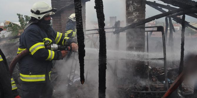 Eskişehir’de İki Katlı Eve Yıldırım Düştü