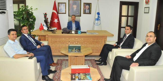 Ağır Ceza Mahkemesi Başkanı Özer Ve Hakimlerden Başkan Akkaya’ya Veda Ziyareti