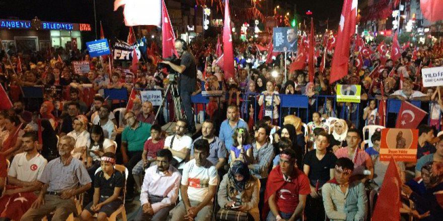 Sultanbeyli’de Milli İrade Nöbetinin Finali Yapıldı