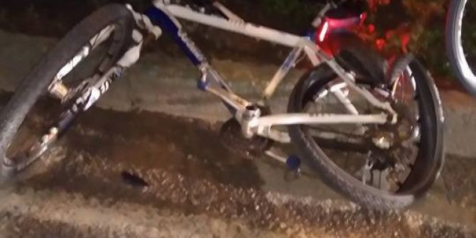 Bisiklet Sürücüsüne Araç Çarptı