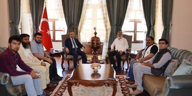 Vali Çataklı Pakistan Heyetini Kabul Etti