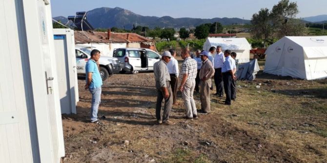 Depremzedelerin Su Ve Kanalizasyon Bağlantısı Yapıldı