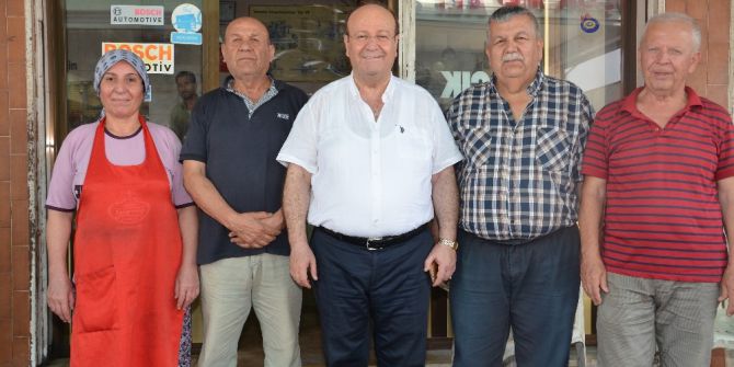 Başkan Özakcan Sanayi Esnafını Ziyaret Etti
