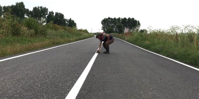 Yoldaki Kaplumbağa Jandarma Yardımı