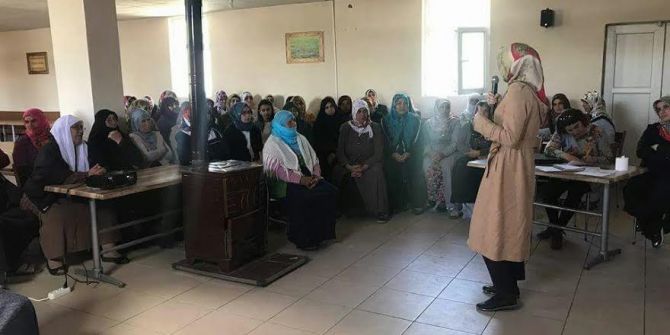 Ağrı’da Kadın Eğitimleri Köylerde De Yapılıyor