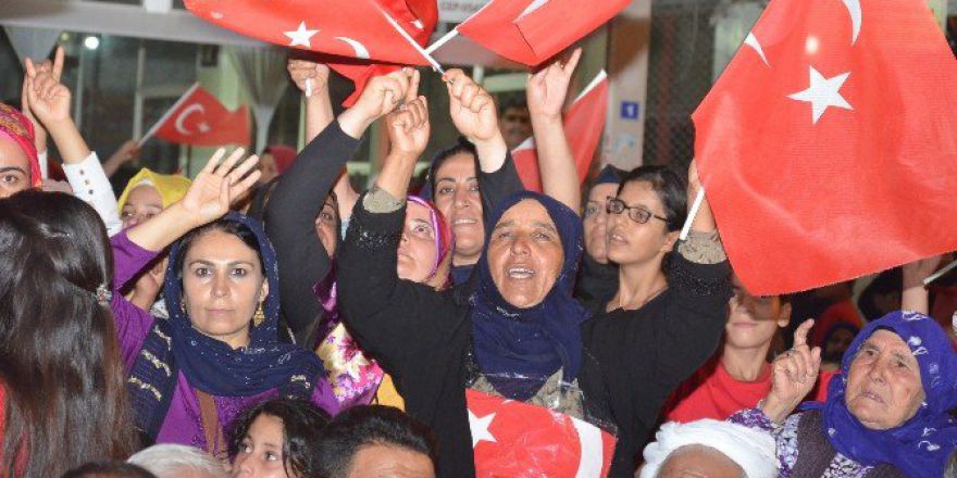 Viranşehir’de Binlerce Kişilik Demokrasi Yürüyüşü
