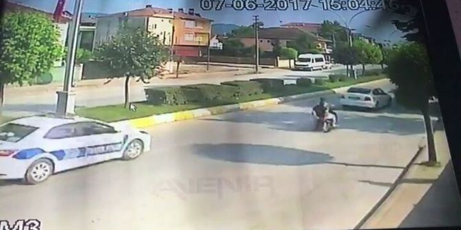 Polis - Motosiklet Kovalamacası Kazayla Bitti