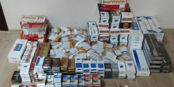 Saruhanlı’da Kaçak Sigara Ele Geçirildi