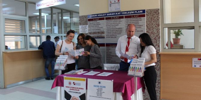 Çorum Adliyesi’nde Arabulucuk Standı Açıldı