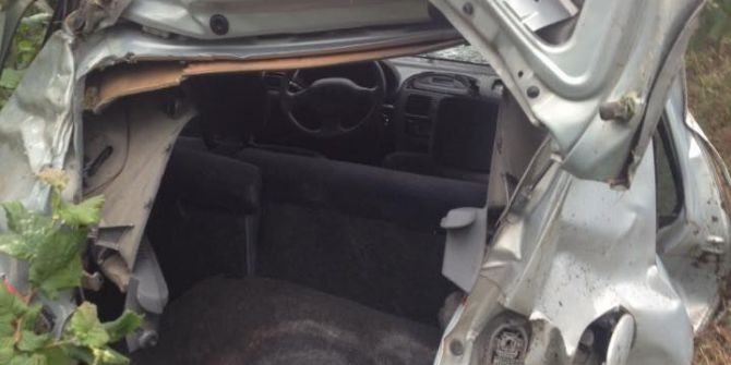 Akçakoca’da Trafik Kazası: 1 Yaralı