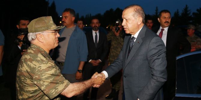 Cumhurbaşkanı Erdoğan Zincidere Komando Tugayı’nda İftarına Katıldı