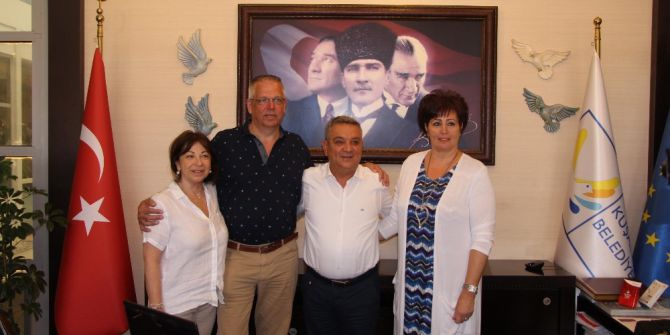 Hollandalı Oudshoorn Çiftinden Başkan Kayalı’ya Ziyaret