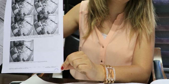 2,5 Yaşındaki Kızın Kreşte Darp Edilme Anı Kamerada