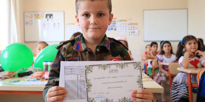 Savaşın Çocukları Adana’da Karnelerini Aldı