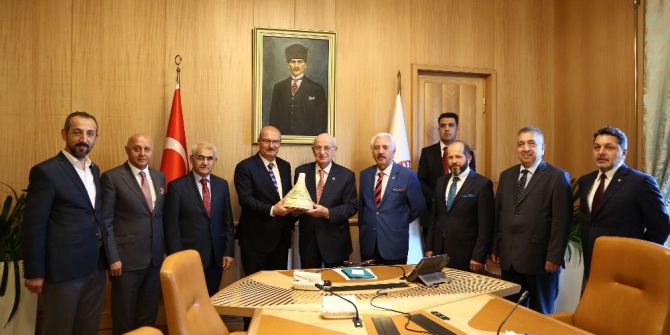 Ato Yönetiminden Tbmm Başkanı Kahraman’a Ziyaret