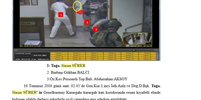 Genelkurmay Karargahında Sivillere Ateş Eden Darbeci General Fotoğrafları Reddetti