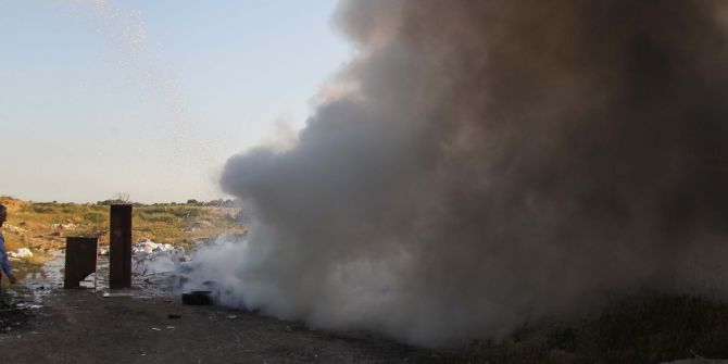 Gökyüzünü Kaplayan Duman Korkuttu