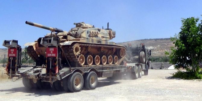 Suriye Sınırına Tank Sevkıyatı