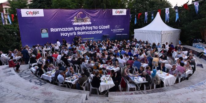 Beşiktaş Belediyesi Tüm Türkiye’de Ramazan Sofraları Kuruyor