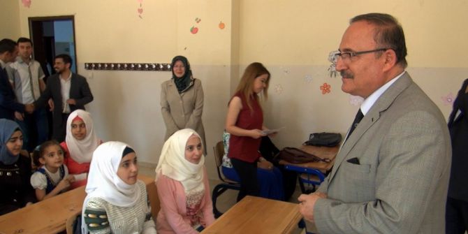 Suriyeli Öğrencilerin Karne Sevinci