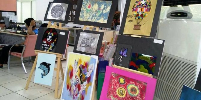 Öğrencilerden Resim Sergisi