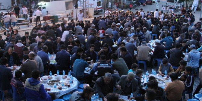 Derbent’te 2 Bin Kişi İftar Sofrasında Buluştu