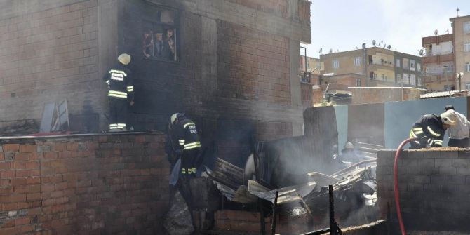 Diyarbakır’da Korkutan Yangın
