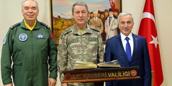 Genelkurmay Başkanı Akar Kayseri Valiliği’ni Ziyaret Etti