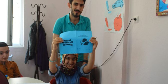 Engelli Öğrencilerin Karne Sevinci