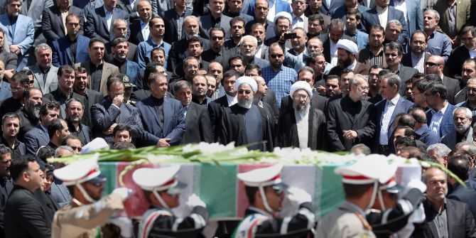 Tahran’da Terör Kurbanları İçin Cenaze Töreni