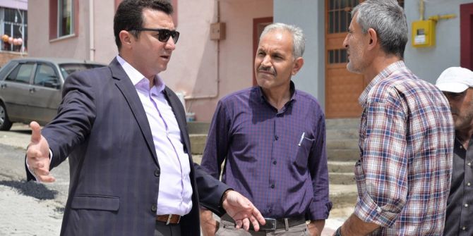 Başkan Bakıcı Asfalt Çalışmalarını Yerinde İnceledi