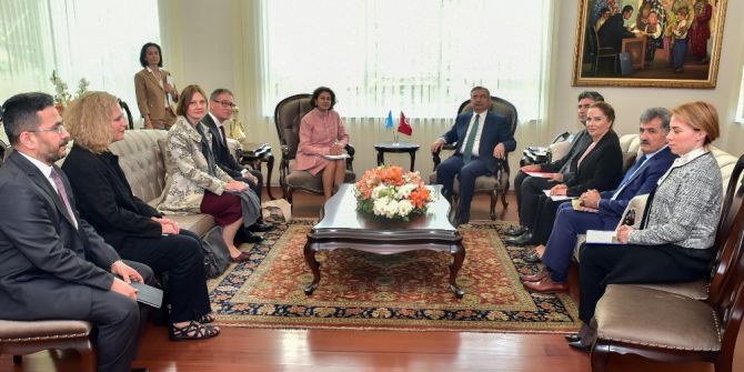 Bakan İsmet Yılmaz, Unıcef Heyetini Kabul Etti