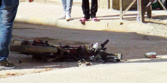 Zırhlı Araç İle Motosiklet Çarpıştı: 1 Yaralı