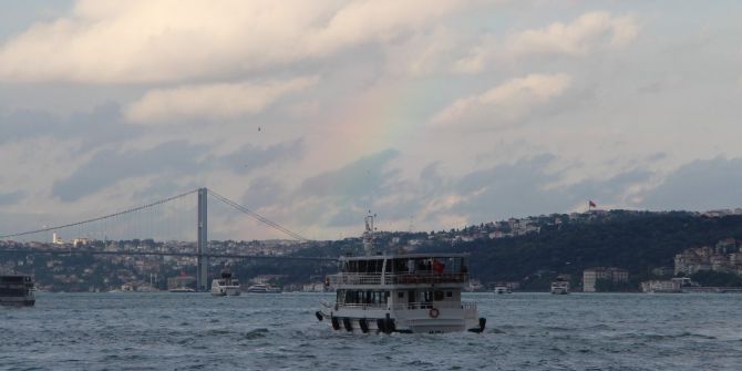 İstanbullulara Gökkuşağı Sürprizi
