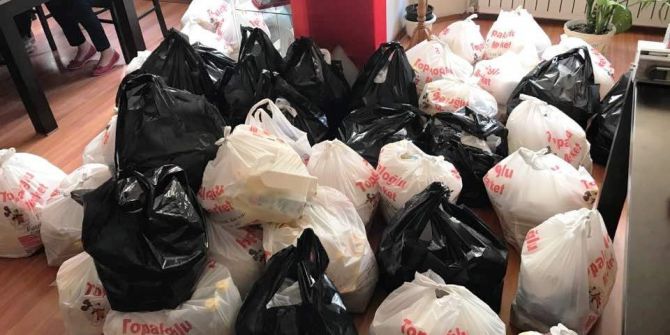 Yardım Sevenler Derneği 150 Aileye Gıda Yardımı Yaptı