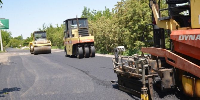 Hisarcık İle Hacılar Arasında Asfalt Çalışması Başladı