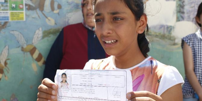 Bursluluk Sınavında Mağdur Olan Küçük Kızın Gözyaşları