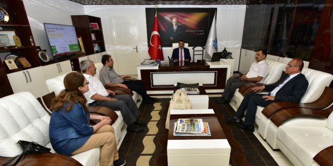 Malatya Çevre Ve Şehircilik İl Müdürü Onhan, Başkan Gürkan’ı Ziyaret Etti