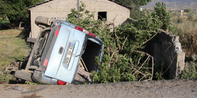 Elazığ’da Trafik Kazası : 1 Yaralı