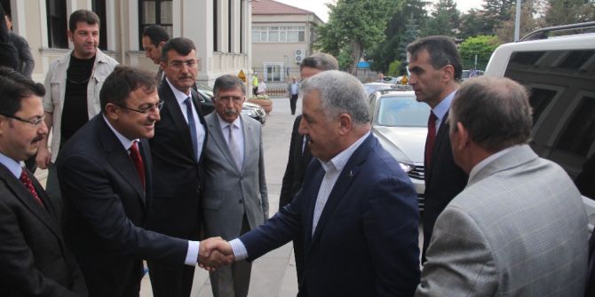 Ulaştırma Bakan Arslan’ın Bolu Ziyareti