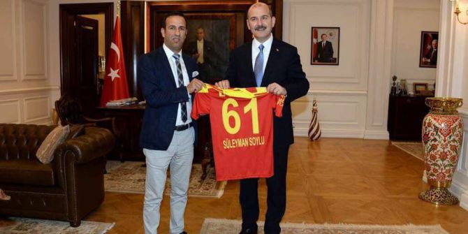 Gevrek’ten Bakan Soylu’ya Evkur Yeni Malatyaspor Forması