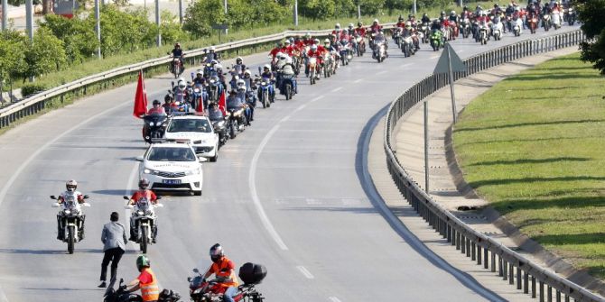 Jandarma Ve Gönüllü Motosikletlilerin Muhteşem Korteji Sona Erdi