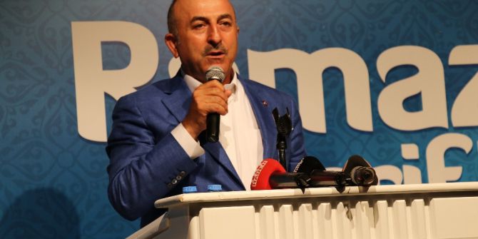 Bakan Çavuşoğlu Gazipaşa’da İftara Katıldı