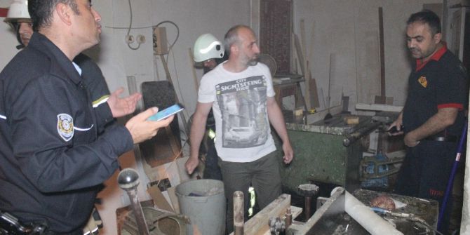 Mobilyacıda Çıkan Yangın Korkuttu