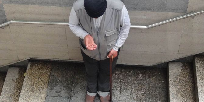 İstanbul’da “Binbir Surat” Dilenci Kamerada