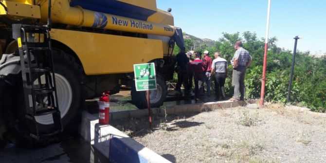 Biçerdöverde Yangın Çıktı