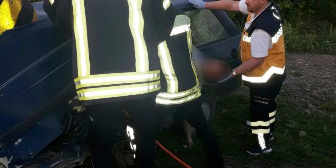 Hastane Dönüşü Kazada Öldü