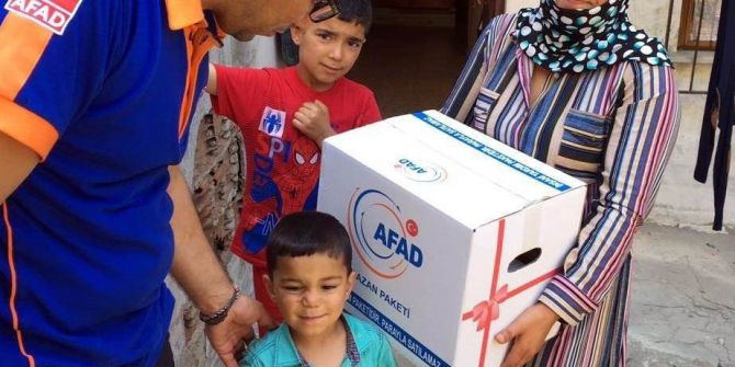 Suriyeli Ailelere Ramazan Yardımı